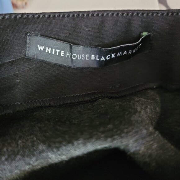 White House Black Market Gray Ponte Slim Ankle Pants Sz 4 - Picture 11 of 13